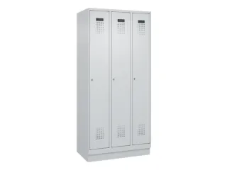 locker,HxBxD 1950x900x500mm,3vak,vak B 300mm,cil.-slot,sokkel - 3