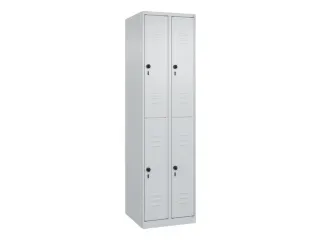 dubbeldekse locker,HxBxD 1850x500x500mm,2x2vak.,vak B 250mm - 1