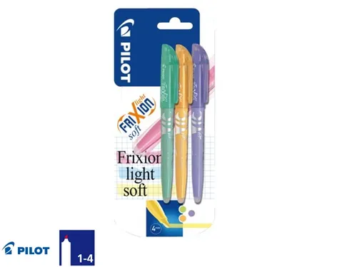 Markeerstift Pilot Frixion Light Soft Medium Violet Oranje Groen