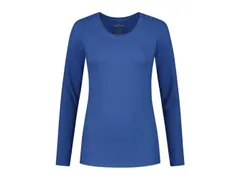 Santino Juna dames T-shirt met lange mouwen, koningsblauw, maat 2XL, p