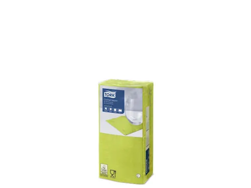 Tork 477822 Cocktailservet 24x24cm 2-laags 1/4 vouw 12x200 Lime