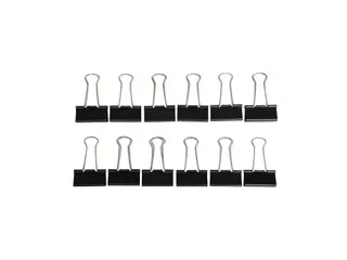 Papierklem MAUL 213 Foldback 32mm capaciteit 13mm zwart - 9