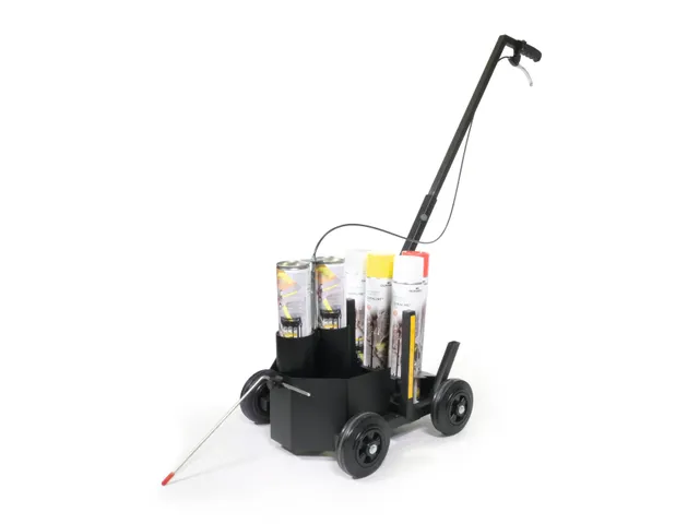 Markeerwagen DURALINE EasyTrack voor twee spuitbussen