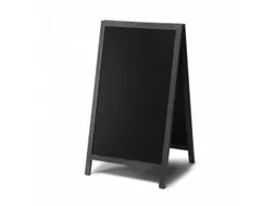 Krijtstoepbord Zwart 68x120cm