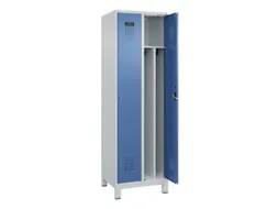 locker voor scheiding van kleding,HxBxD 1950x600x500mm,2vak