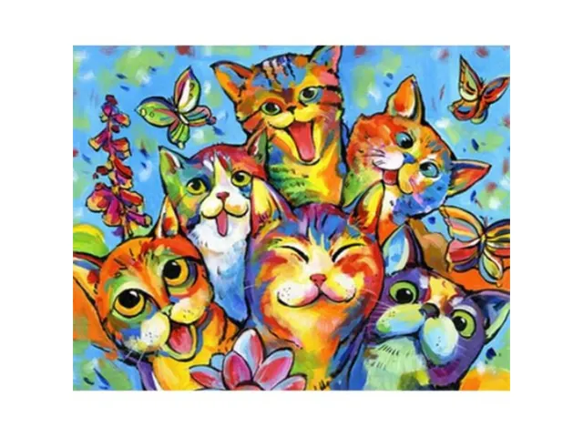 Peinture par numéro chatons