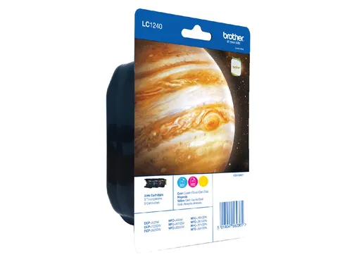 Brother LC-1240 Inktcartridges Cyaan Magenta Geel
