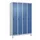 locker,HxBxD 1950x1200x500mm,4vak,vak B 300mm,draaigrendel,voeten