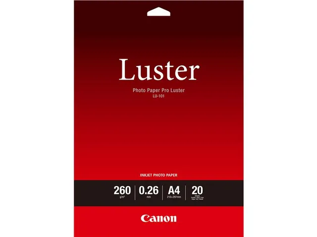Canon Fotopapier A4 6211B006 20 Vel 260 Gram glanzend