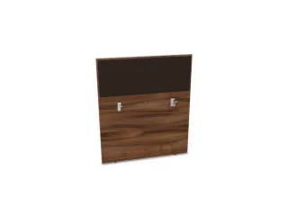 baliepaneel bureau aanbouw achter NP-tiepolo nut BN2036-bruin 1000mm - 1