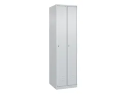 locker,HxBxD 1850x500x500mm,2vak,vak B 250mm,cil.-slot,staand op vloer