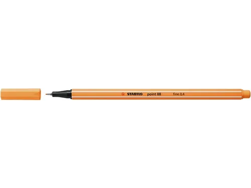 Fineliner STABILO point 88/85 fijn papaya