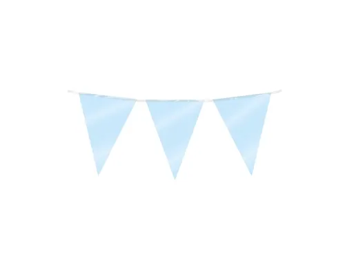 Party Flag Foil Baby Blue