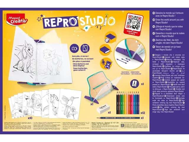 Tekentoestel Maped Creativ ReproStudio set à 26 delen