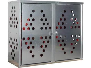 Gasflessenkast 1435x1710x720mm Voor 20 Gasflessen (11kg) Plaatstaal - 1