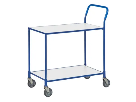 tafelwagen,draagverm. 150kg,2xstaalplaat,laadvl. LxB 760x430mm