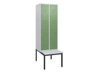 Dubbeldekse dekenkist,HxBxD 1950x600x815mm,2x2vak.,vak B 300mm - 1