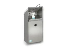 ontsmettingsmiddeldispenser,HxBxD 423x180x130mm,v. 1l,v. buiten