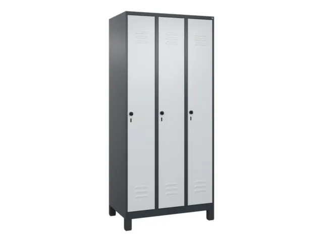 locker voor scheiding van kleding,HxBxD 1950x900x500mm,3vak