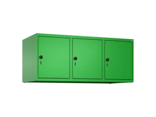 opzetkast,v. locker,3vak.,vak B 400mm,HxBxD 500x1200x500mm
