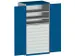 armoire modulaire,HxlxP 2000x1050x650mm,3xtablette en acier,9tiroir(s)