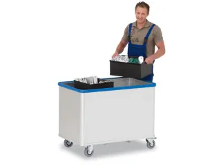 Bakwagen Aluminium 70kg (Veerkracht) 855x1115x695mm 380l - 2