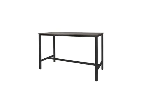 Domino Basic Statafel 180x80x110cm Logan Eiken Onderstel Zwart
