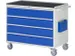gereedschapswagen 975x1145x650mm metaalblad 450kg 4 laden RAL5010