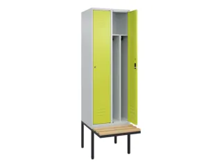 locker voor scheiding van kleding,HxBxD 2120x600x815mm,2vak - 2