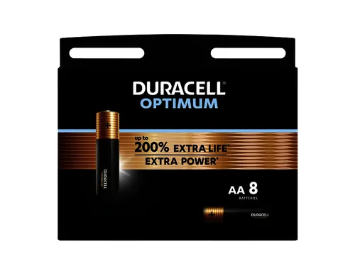 Batterij Duracell Optimum 8xAA Alkaline 1.5V