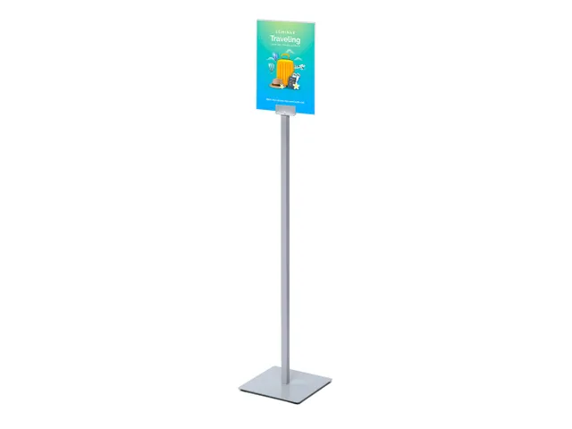 Infostandaard Design Slim Display A4 Zilver