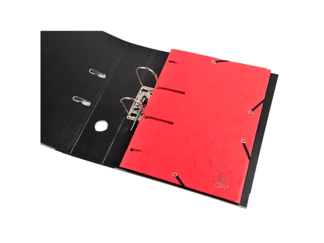 PUNCHY Elastomap 3 kleppen geperforeerd glanskarton 375g/m2 A4 assorti