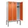 locker,HxBxD 2120x1200x500mm,3vak,vak B 400mm,cil.-slot,voetonderstel