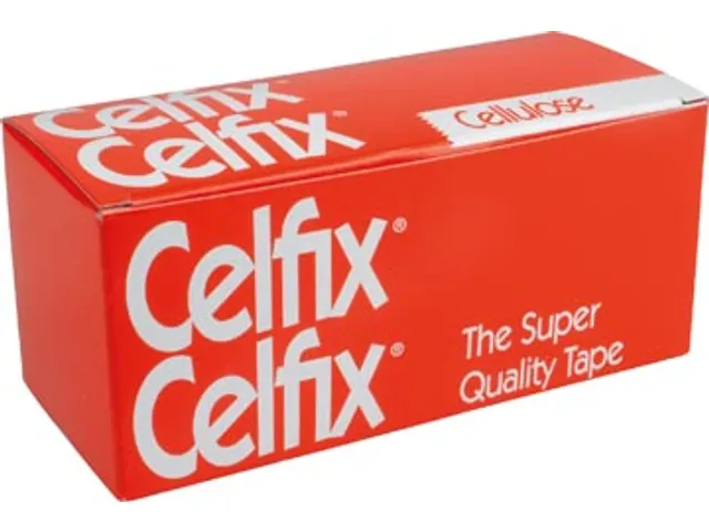 Plakband Cellulose Ft 12mmx33m transparant