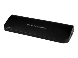 Dual Monitor USB 3.0 laptop docking station met HDMI, DVI en VGA - 1