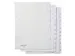 Tabbladen Quantore A4 4-Gaats 5-Delig Met Venster Wit Pp