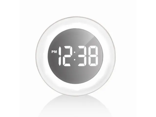 Digitale wandklok Technoline WS 8086 254x254x53mm wit kleurwisseling