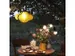 Lanterne Nextime Lumi 40 cm tissu jaune