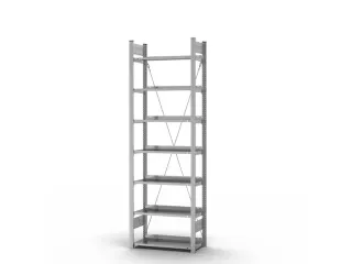 dossierstelling,grondveld,HxBxD 2350x810x335mm,vaklast 60kg - 2