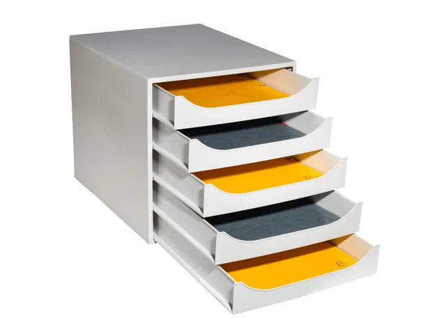 Ladenblok ECOBOX+ 5 laden Grijs A4+