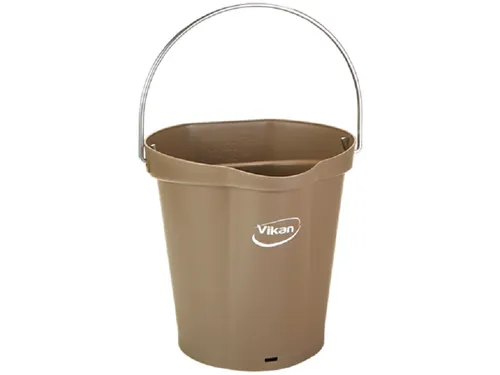 Hygiene 5688-66 emmer, 6 liter bruin, maatverdeling en schenktuit