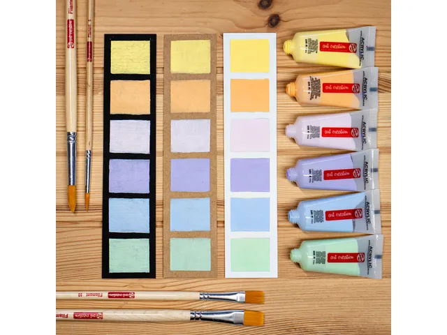 Acrylverf Talens Art Creation pastel assorti 6 tubes à 12ml