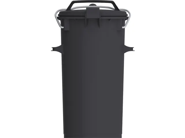Kunststof Afvalbak 50 Liter Donkergrijs