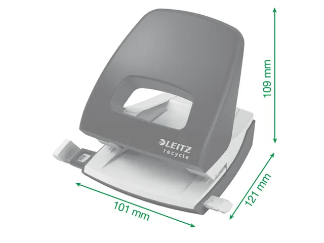 Perforator Leitz Nexxt Recycle 30 vel rood