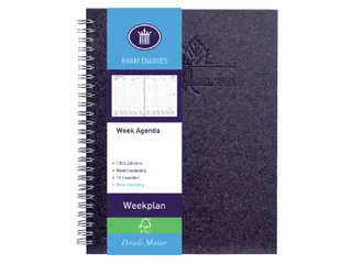 Agenda 2027 Ryam Weekplan Wire-o 7dagen/2pagina's zwart - 4