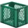 Euronorm-stapelbak 61l 320x600x400mm Wanden/bodem Opengewerkt Groen