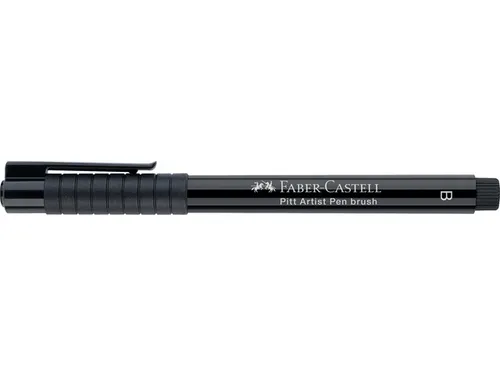 tekenstift Faber Castell Pitt Artist Pen Brush 199 zwart