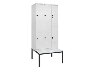 Dubbeldekse dekenkist,HxBxD 2120x900x815mm,3x2vak.,vak B 300mm - 1