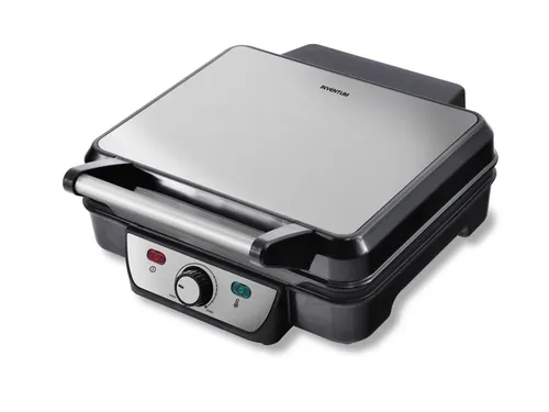 Inventum CG618 Contactgrill 1800 Watt RVS Zwart