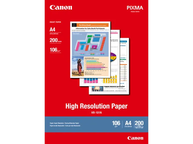 Canon High Resolution Paper A4 106 Gram 200 vel